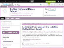 Tablet Screenshot of celtica-highland-dance-school-langley.langleydirect.info
